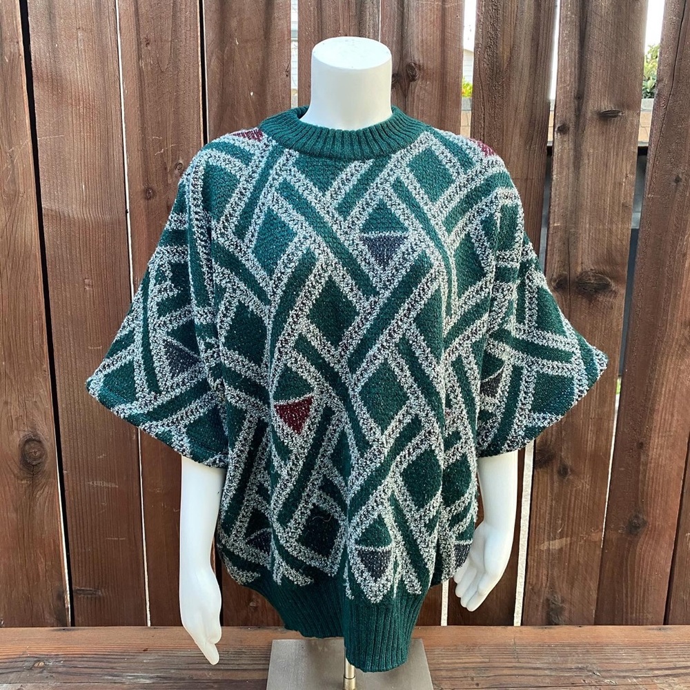 METROPOLITAN I Vintage Woven Flared Sleeve Sweater